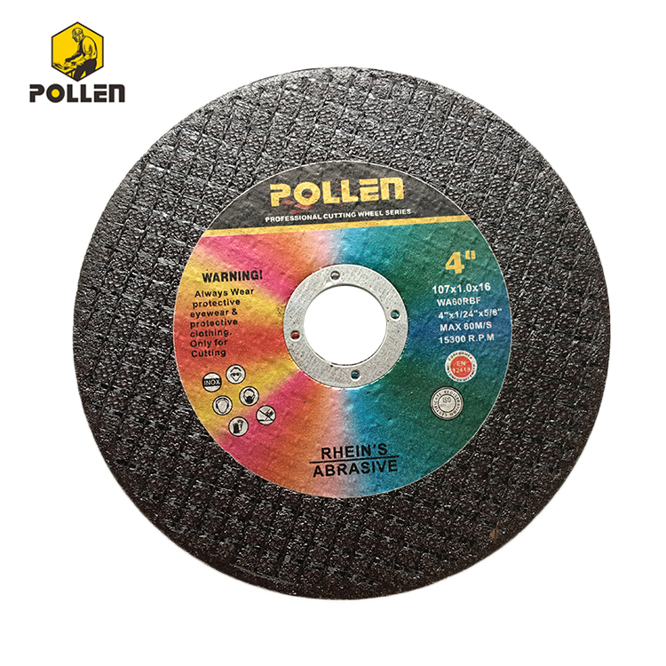 4" 107x1.0x16mm Stainless Steel White Aluminum Pollen Cutting Disc