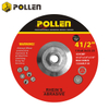 4-1/2 Inch, Pollen Hubbed Grinding Wheel, 5/8"-11 Arbor Hole, 24 Grit,10Pack